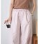 【3サイズ展開/接触冷感】ピコレースツイルバレルパンツ