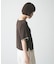 【接触冷感/二の腕カバーも叶う◎】配色ラグラン半袖ニットTee