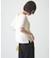 【接触冷感/二の腕カバーも叶う◎】配色ラグラン半袖ニットTee