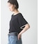【接触冷感/二の腕カバーも叶う◎】配色ラグラン半袖ニットTee