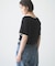 【接触冷感/二の腕カバーも叶う◎】配色ラグラン半袖ニットTee