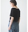 【接触冷感/二の腕カバーも叶う◎】配色ラグラン半袖ニットTee