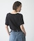 【接触冷感/二の腕カバーも叶う◎】配色ラグラン半袖ニットTee