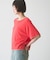 【接触冷感/二の腕カバーも叶う◎】配色ラグラン半袖ニットTee