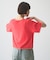 【接触冷感/二の腕カバーも叶う◎】配色ラグラン半袖ニットTee