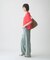 【接触冷感/二の腕カバーも叶う◎】配色ラグラン半袖ニットTee