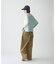【接触冷感/二の腕カバーも叶う◎】配色ラグラン半袖ニットTee