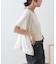 【接触冷感/二の腕カバーも叶う◎】配色ラグラン半袖ニットTee