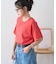【接触冷感/二の腕カバーも叶う◎】配色ラグラン半袖ニットTee