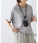 【接触冷感/二の腕カバーも叶う◎】配色ラグラン半袖ニットTee