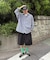 【UNISEX】タックワイドハーフパンツ