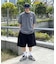 【UNISEX】タックワイドハーフパンツ