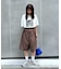 【UNISEX】タックワイドハーフパンツ