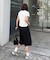 【UNISEX】タックワイドハーフパンツ
