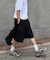 【UNISEX】タックワイドハーフパンツ