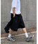 【UNISEX】タックワイドハーフパンツ