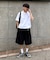 【UNISEX】タックワイドハーフパンツ