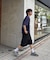 【UNISEX】タックワイドハーフパンツ