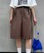 【UNISEX】タックワイドハーフパンツ