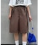 【UNISEX】タックワイドハーフパンツ