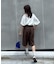 【UNISEX】タックワイドハーフパンツ
