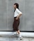 【UNISEX】タックワイドハーフパンツ