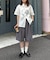 【UNISEX】タックワイドハーフパンツ