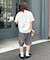 【UNISEX】タックワイドハーフパンツ
