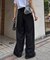 【ユニセックス】エアリーストレッチワイドパンツ