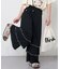 【KIDS】ドットティアード裾メロウフレアパンツ：100～150