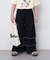 【KIDS】ドットティアード裾メロウフレアパンツ：100～150