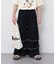 【KIDS】ドットティアード裾メロウフレアパンツ：100～150