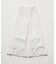 【KIDS】ドットティアード裾メロウフレアパンツ：100～150