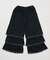 【KIDS】ドットティアード裾メロウフレアパンツ：100～150