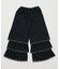【KIDS】ドットティアード裾メロウフレアパンツ：100～150