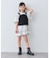 【KIDS】サロペット風スカラップレースセットアップ
