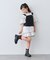 【KIDS】サロペット風スカラップレースセットアップ