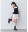 【KIDS】サロペット風スカラップレースセットアップ