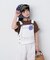 【KIDS】サロペット風スカラップレースセットアップ