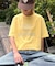 アシッドウォッシュ加工スタッズロゴTEE