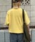 アシッドウォッシュ加工スタッズロゴTEE