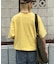 アシッドウォッシュ加工スタッズロゴTEE