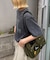 アシッドウォッシュ加工スタッズロゴTEE
