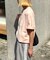 アシッドウォッシュ加工スタッズロゴTEE