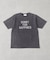 アシッドウォッシュ加工スタッズロゴTEE