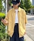【ユニセックス】フルジップ半袖シャツ