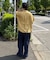【ユニセックス】フルジップ半袖シャツ