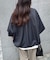 【ユニセックス】フルジップ半袖シャツ