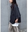 【ユニセックス】フルジップ半袖シャツ