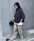 【ユニセックス】フルジップ半袖シャツ